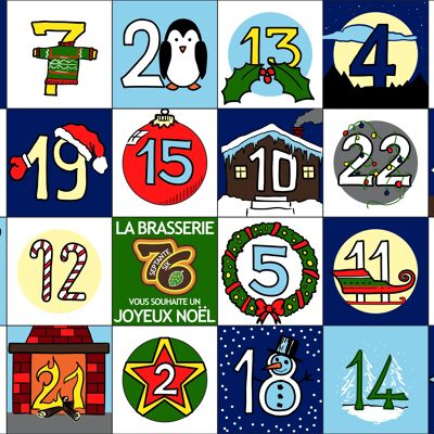 Bier-Adventskalender 2023, 24 verschiedene Rezepte