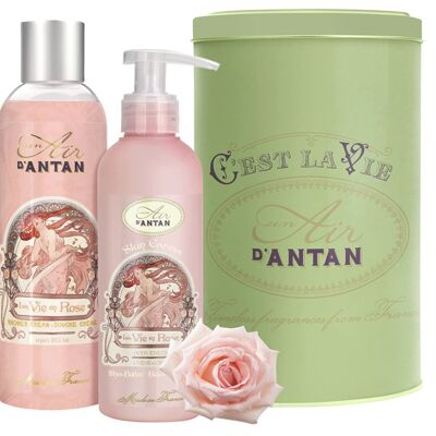 COFFRET ROSE - DUO DOUCHE & SOIN