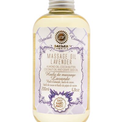 Saules Fabrika Lavender massage oil 200 ml