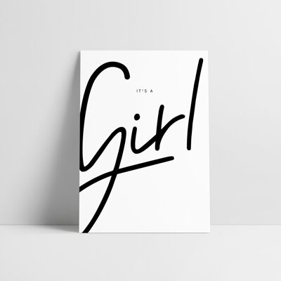 Postcard: Girl