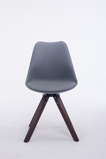Pignotto Chaise de salle à manger Cuir artificiel Gris 6x56cm 2