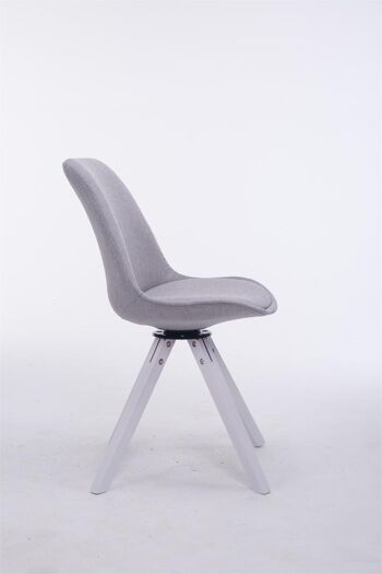 Albanella Chaise de salle à manger Tissu Gris 6x56cm 3