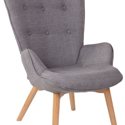 Olang Fauteuil Stof Grijs 12x77cm