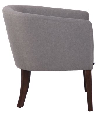 Fauteuil Torricola Tissu Gris 10x70cm 3