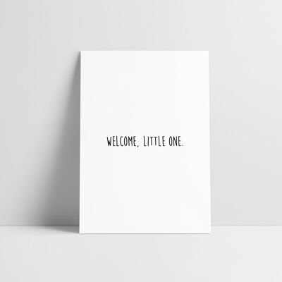 Carte postale: Bienvenue