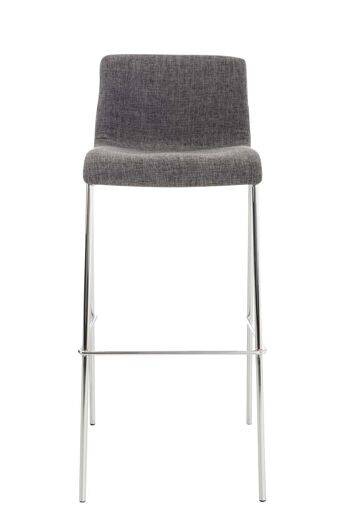 Tabouret Arnad Tissu Gris 6x48cm 2