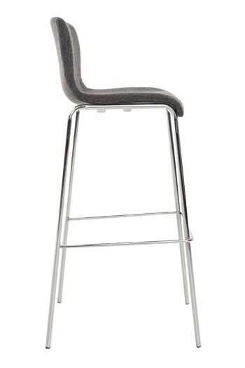 Tabouret Arnad Tissu Gris 6x48cm 3