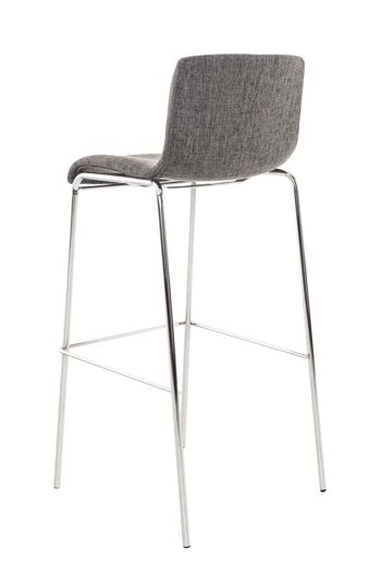 Tabouret Arnad Tissu Gris 6x48cm 4