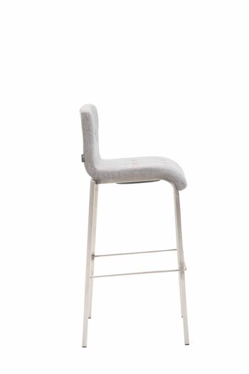 Tabouret de bar Moretta Tissu Gris 7x45cm 2