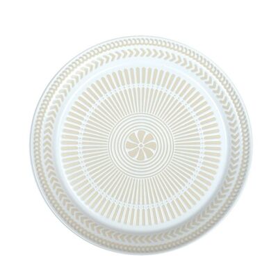 WHITE PLATE 26CM