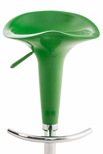 Assergi Tabouret de Bar Bois Vert 6x37cm 3