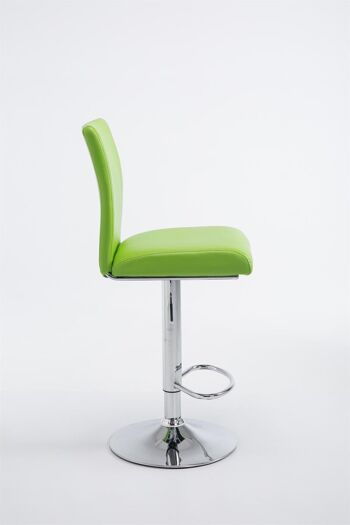 Tabouret de Bar Peracchia Cuir Artificiel Vert 9x47cm 2