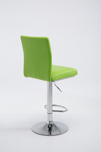 Tabouret de Bar Peracchia Cuir Artificiel Vert 9x47cm 3