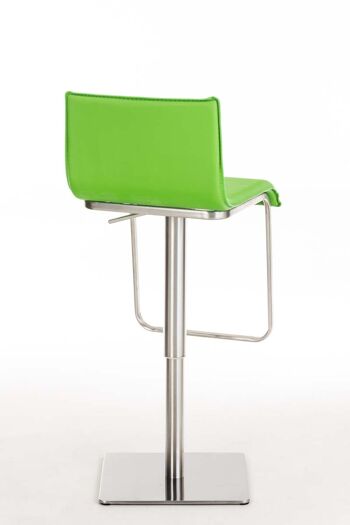 Tabouret de Bar Palude Cuir Artificiel Vert 14x46cm 10