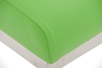 Scifì Tabouret de Bar Cuir Artificiel Vert 8x48cm 5