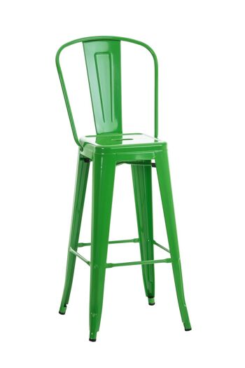 Tabouret de Bar Numana Métal Vert 5x52cm 1