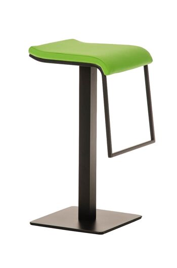 Tabouret de Bar Bullicame Cuir Artificiel Vert 16x42cm 1