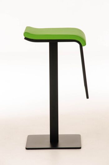 Tabouret de Bar Bullicame Cuir Artificiel Vert 16x42cm 3