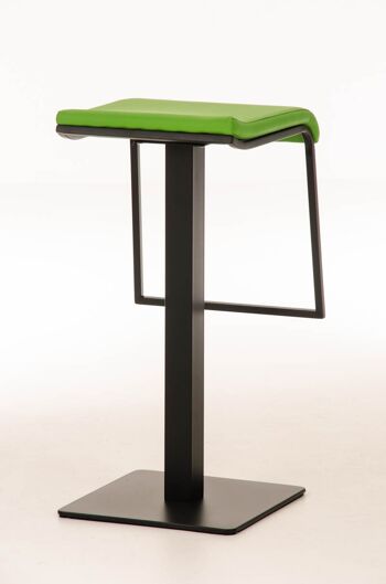 Tabouret de Bar Bullicame Cuir Artificiel Vert 16x42cm 4