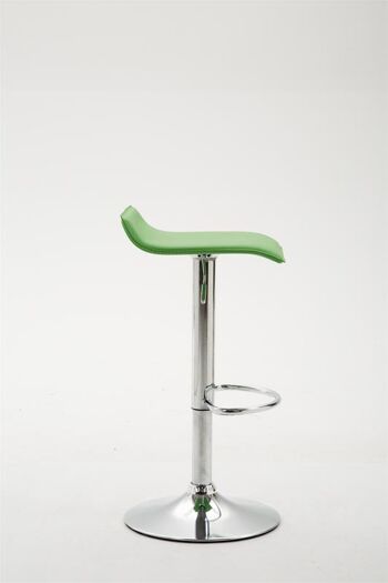 Usini Tabouret de Bar Similicuir Vert 6x39cm 2