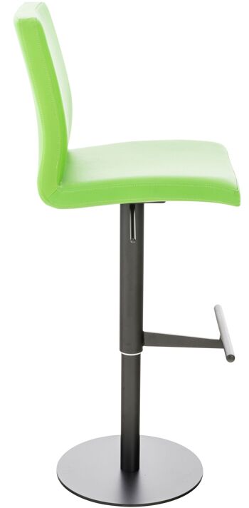 Tabouret de Bar Sorgono Cuir Artificiel Vert 17x49cm 3