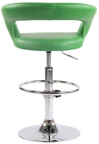 Bardi Tabouret de Bar Similicuir Vert 7x47cm 4