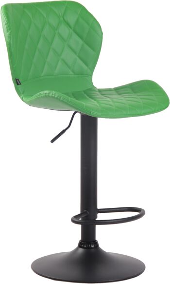 Tabouret de Bar Viano Cuir Artificiel Vert 7x51cm 1