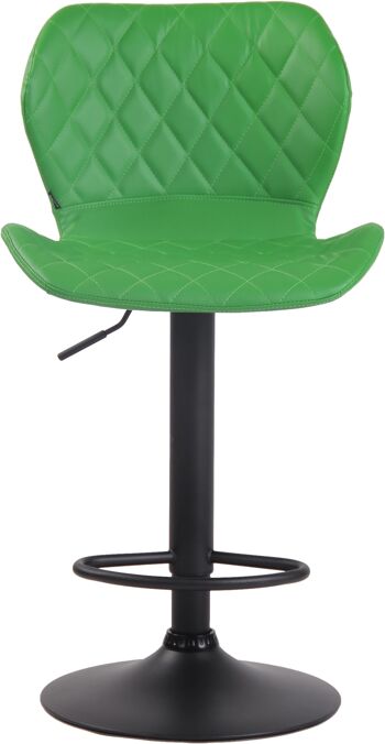 Tabouret de Bar Viano Cuir Artificiel Vert 7x51cm 2