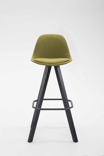 Bondo Tabouret de Bar Tissu Vert 5x44cm 2