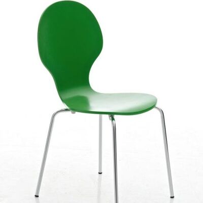 Fabbrece Bezoekersstoel Hout Groen 6x45cm