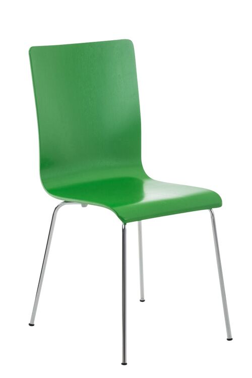 Volano Bezoekersstoel Hout Groen 4x47cm