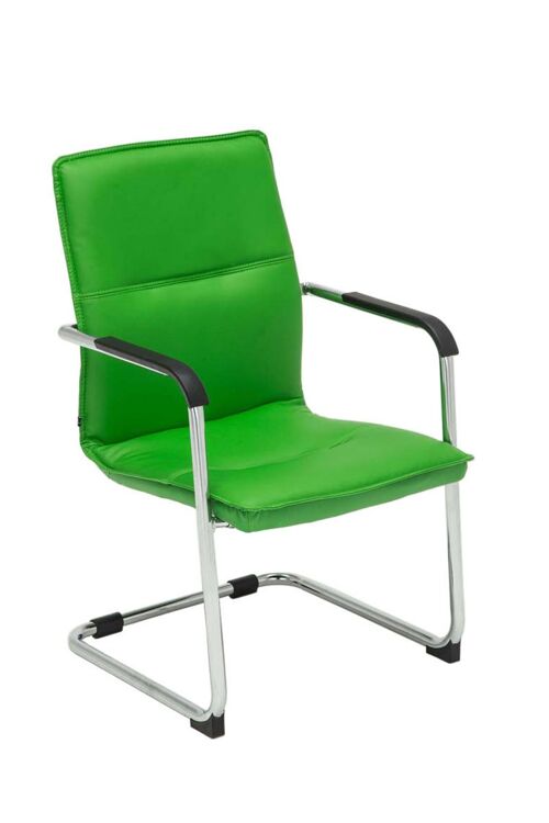 Lavinium Bezoekersstoel Kunstleer Groen 8x60cm