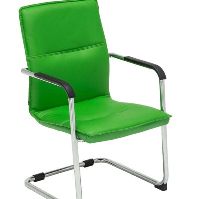 Lavinium Bezoekersstoel Kunstleer Groen 8x60cm