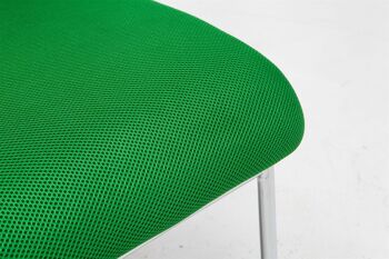 Aggius Chaise Visiteur Tissu Vert 9x56cm 7