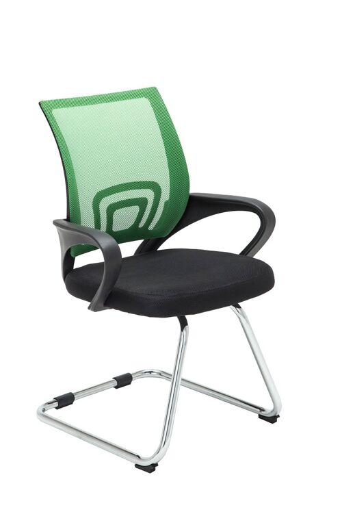 Dairago Bezoekersstoel Stof Groen 9x61cm