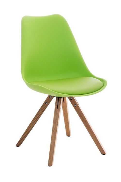 Lariano Bezoekersstoel Kunstleer Groen 5x59cm