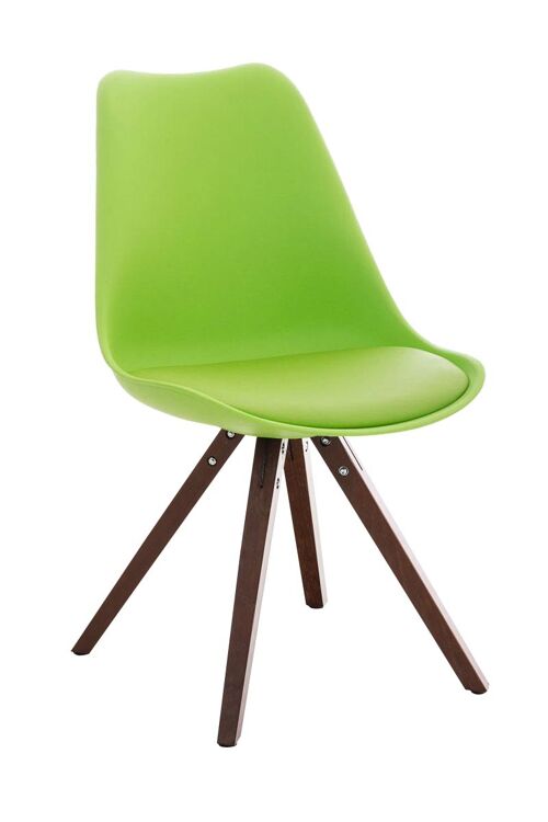Morsasco Bezoekersstoel Kunstleer Groen 5x59cm
