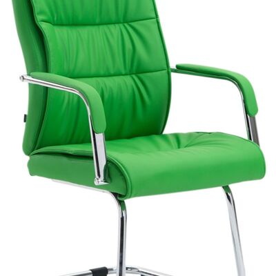 Sarnano Bezoekersstoel Kunstleer Groen 13x66cm