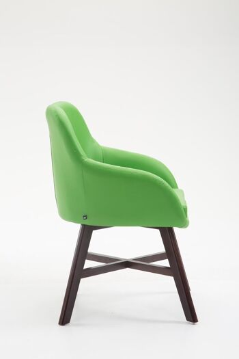 Blunt Chaise Visiteur Cuir Artificiel Vert 10x55cm 3