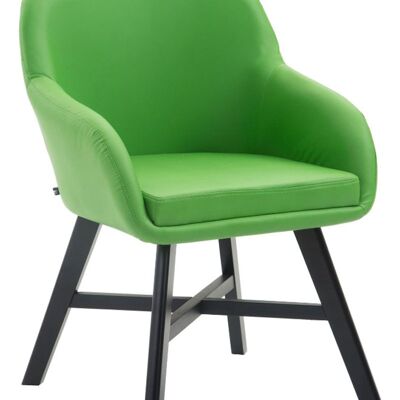Mhlwald Bezoekersstoel Kunstleer Groen 10x55cm