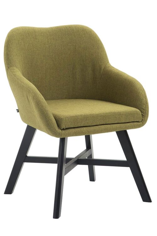 Sezze Bezoekersstoel Stof Groen 10x55cm