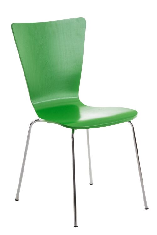 Turbigo Bezoekersstoel Hout Groen 4x50cm