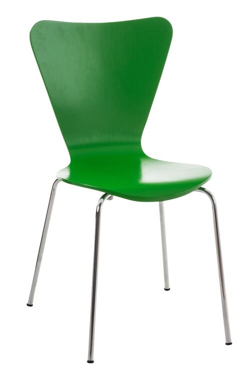 Vicolungo Bezoekersstoel Hout Groen 4x47cm