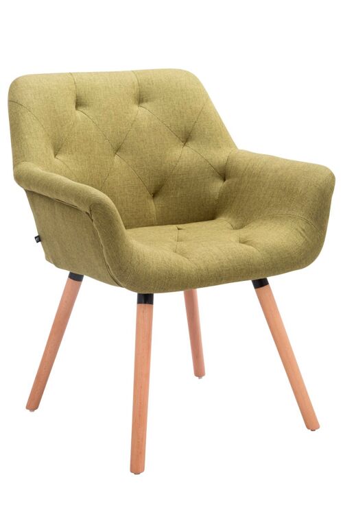 Sossano Bezoekersstoel Stof Groen 12x60cm