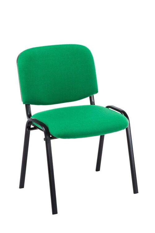 Tinnura Bezoekersstoel Stof Groen 4x53cm