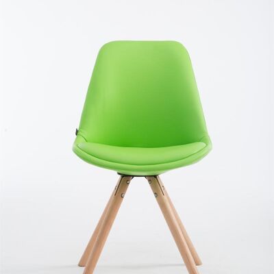 Tufillo Bezoekersstoel Kunstleer Groen 6x55.5cm