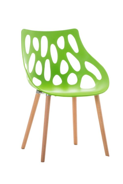 Twentyone Bezoekersstoel Plastic Groen 5x58cm