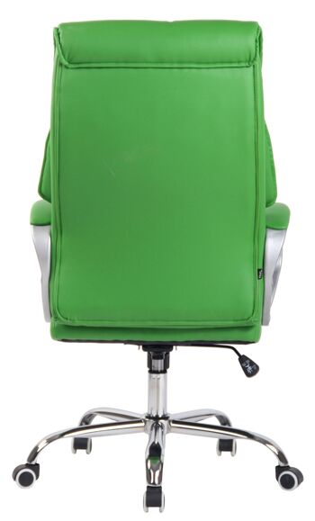 Chiaia Chaise de Bureau Cuir Artificiel Vert 17x65cm 4