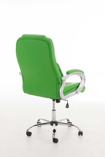 Chaise de Bureau Merine Cuir Artificiel Vert 16x70cm 3
