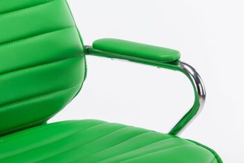 Buttrio Chaise de Bureau Simili Cuir Vert 16x67cm 6